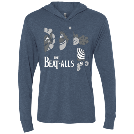 T-Shirts Indigo / X-Small The Beat Alls Triblend Long Sleeve Hoodie Tee