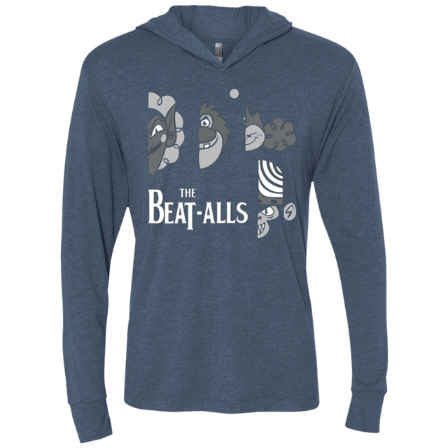 T-Shirts Indigo / X-Small The Beat Alls Triblend Long Sleeve Hoodie Tee