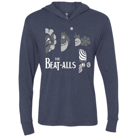T-Shirts Vintage Navy / X-Small The Beat Alls Triblend Long Sleeve Hoodie Tee