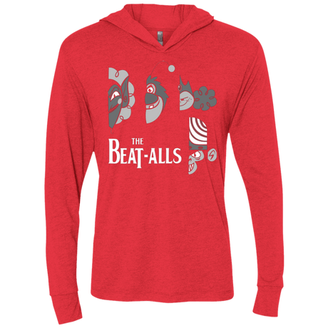 T-Shirts Vintage Red / X-Small The Beat Alls Triblend Long Sleeve Hoodie Tee