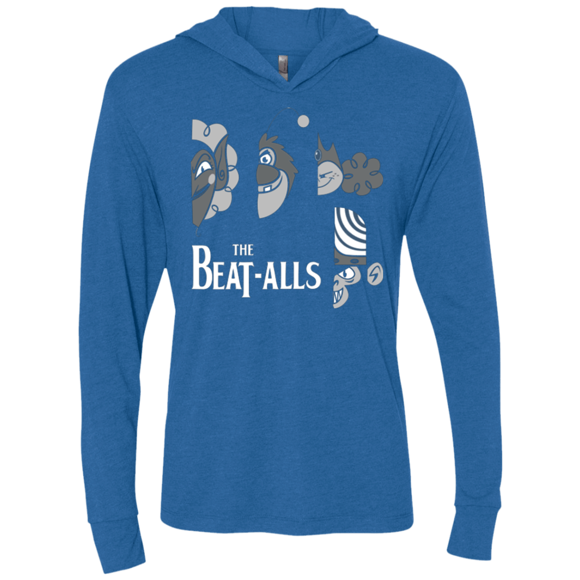 T-Shirts Vintage Royal / X-Small The Beat Alls Triblend Long Sleeve Hoodie Tee