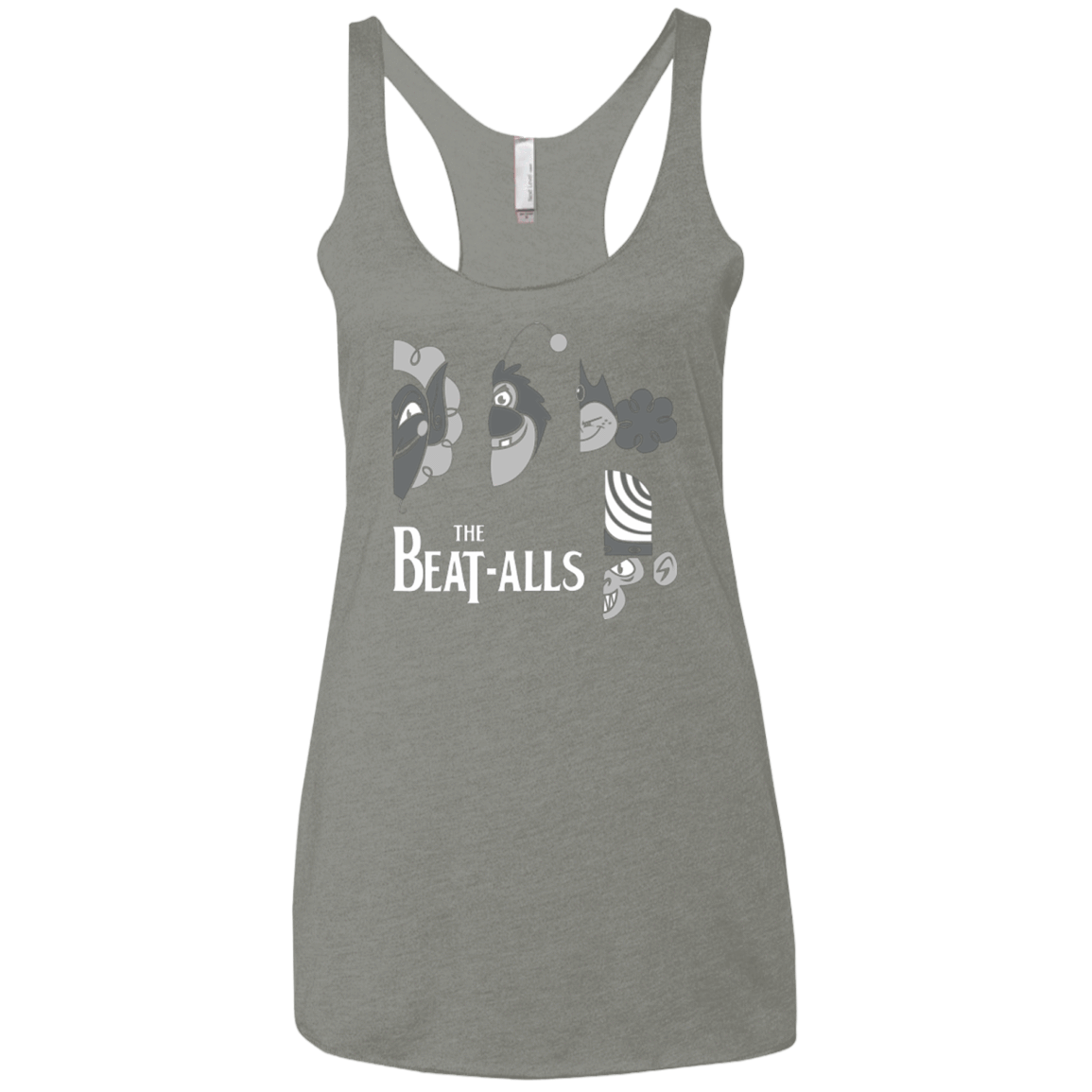 T-Shirts Venetian Grey / X-Small The Beat Alls Women's Triblend Racerback Tank