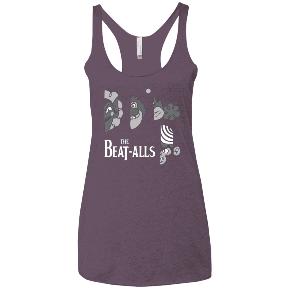 T-Shirts Vintage Purple / X-Small The Beat Alls Women's Triblend Racerback Tank
