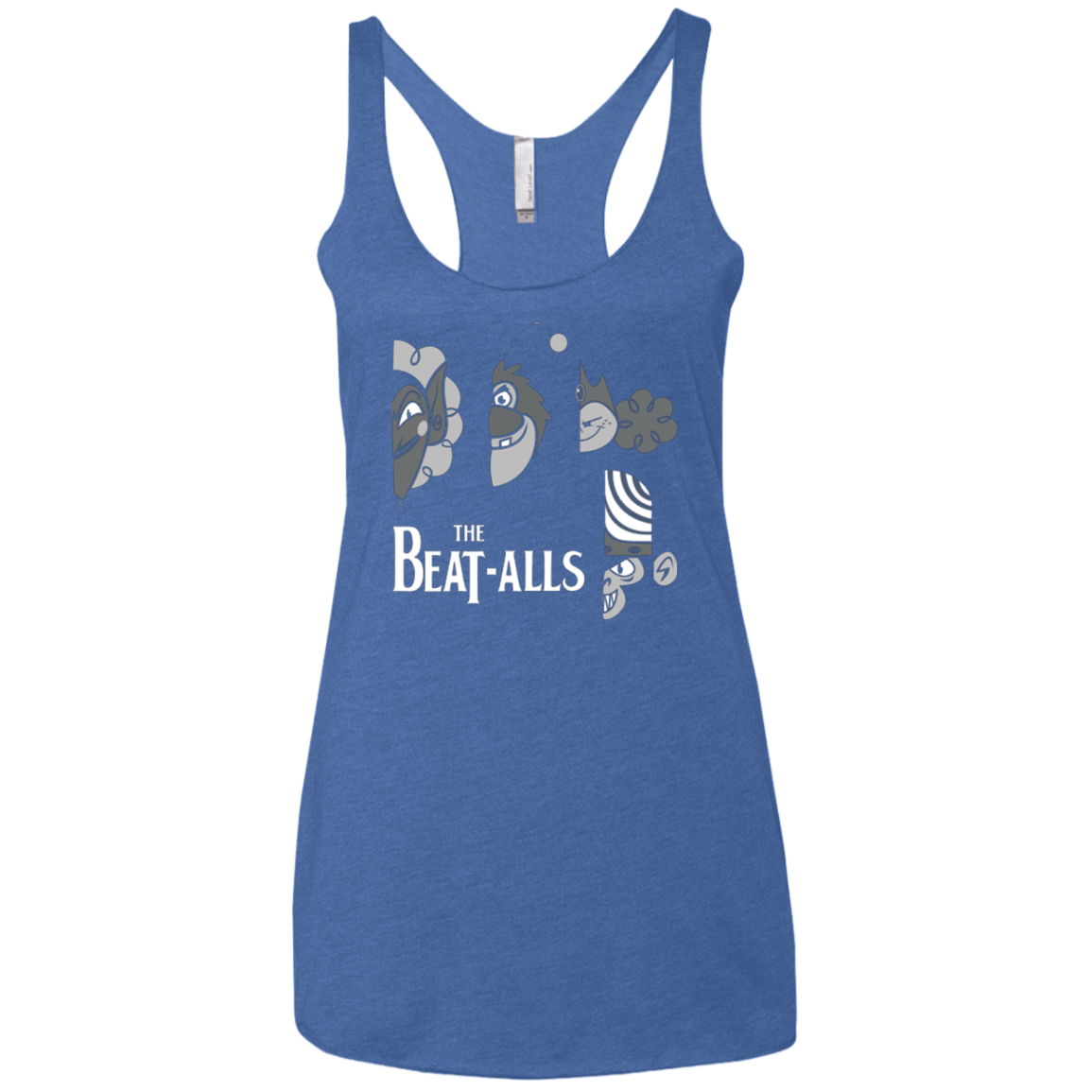 T-Shirts Vintage Royal / X-Small The Beat Alls Women's Triblend Racerback Tank
