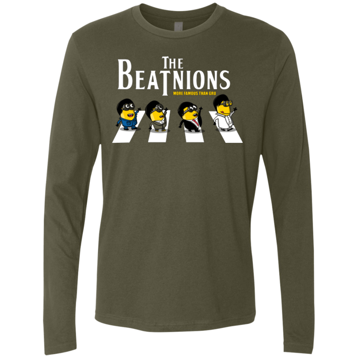 T-Shirts Military Green / Small The Beatnions Men's Premium Long Sleeve