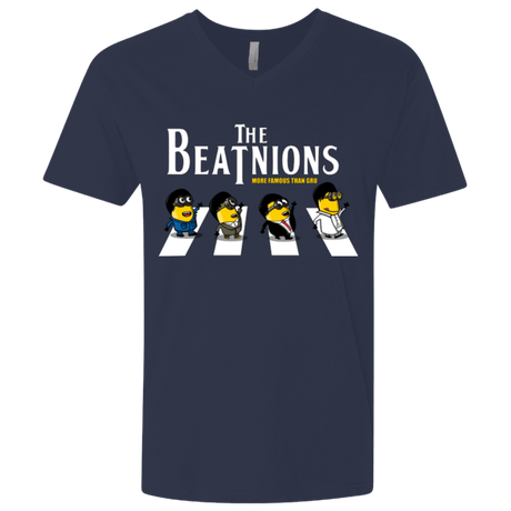 T-Shirts Midnight Navy / X-Small The Beatnions Men's Premium V-Neck