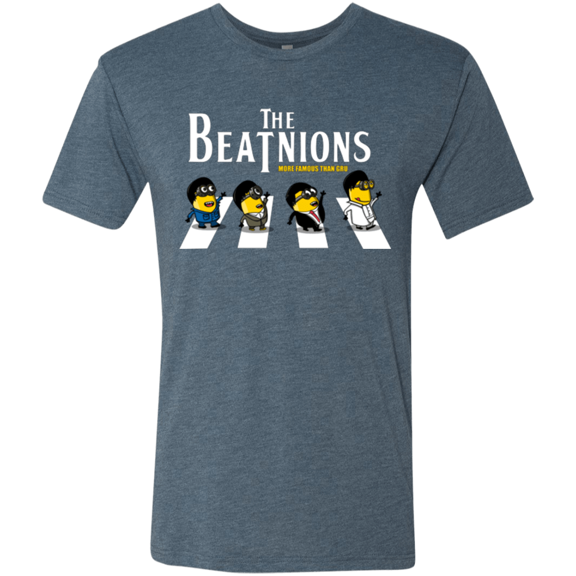 T-Shirts Indigo / Small The Beatnions Men's Triblend T-Shirt