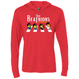T-Shirts Vintage Red / X-Small The Beatnions Triblend Long Sleeve Hoodie Tee