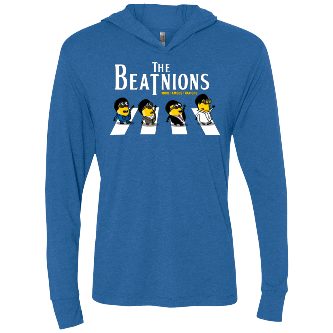 T-Shirts Vintage Royal / X-Small The Beatnions Triblend Long Sleeve Hoodie Tee