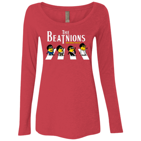T-Shirts Vintage Red / Small The Beatnions Women's Triblend Long Sleeve Shirt