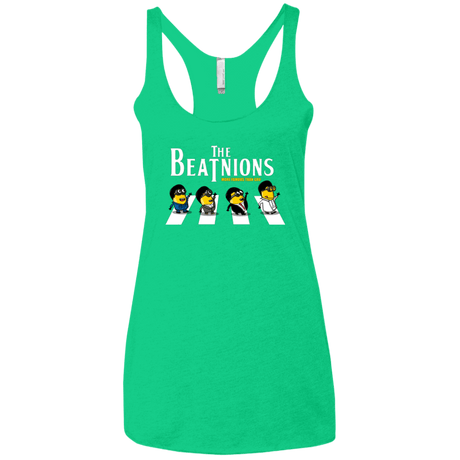 T-Shirts Envy / X-Small The Beatnions Women's Triblend Racerback Tank