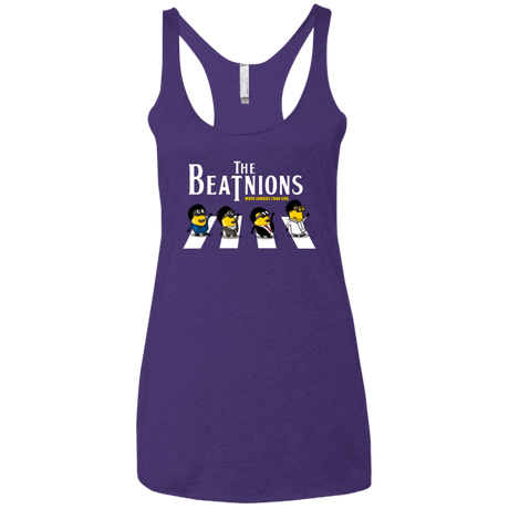 T-Shirts Purple / X-Small The Beatnions Women's Triblend Racerback Tank