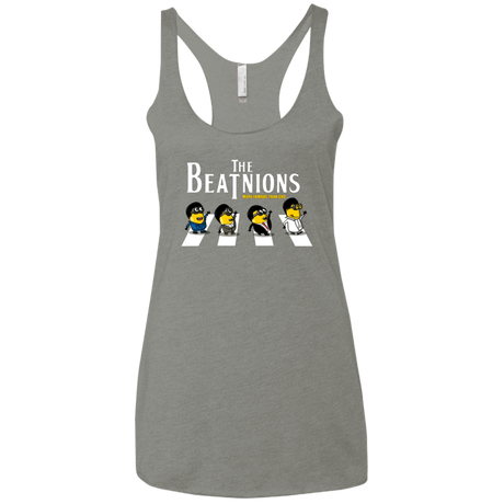 T-Shirts Venetian Grey / X-Small The Beatnions Women's Triblend Racerback Tank