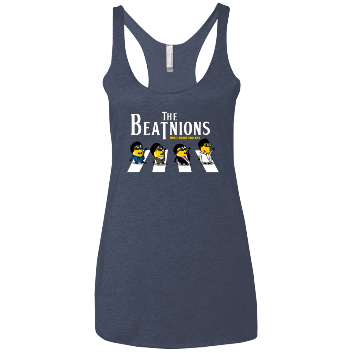 T-Shirts Vintage Navy / X-Small The Beatnions Women's Triblend Racerback Tank
