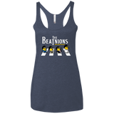 T-Shirts Vintage Navy / X-Small The Beatnions Women's Triblend Racerback Tank