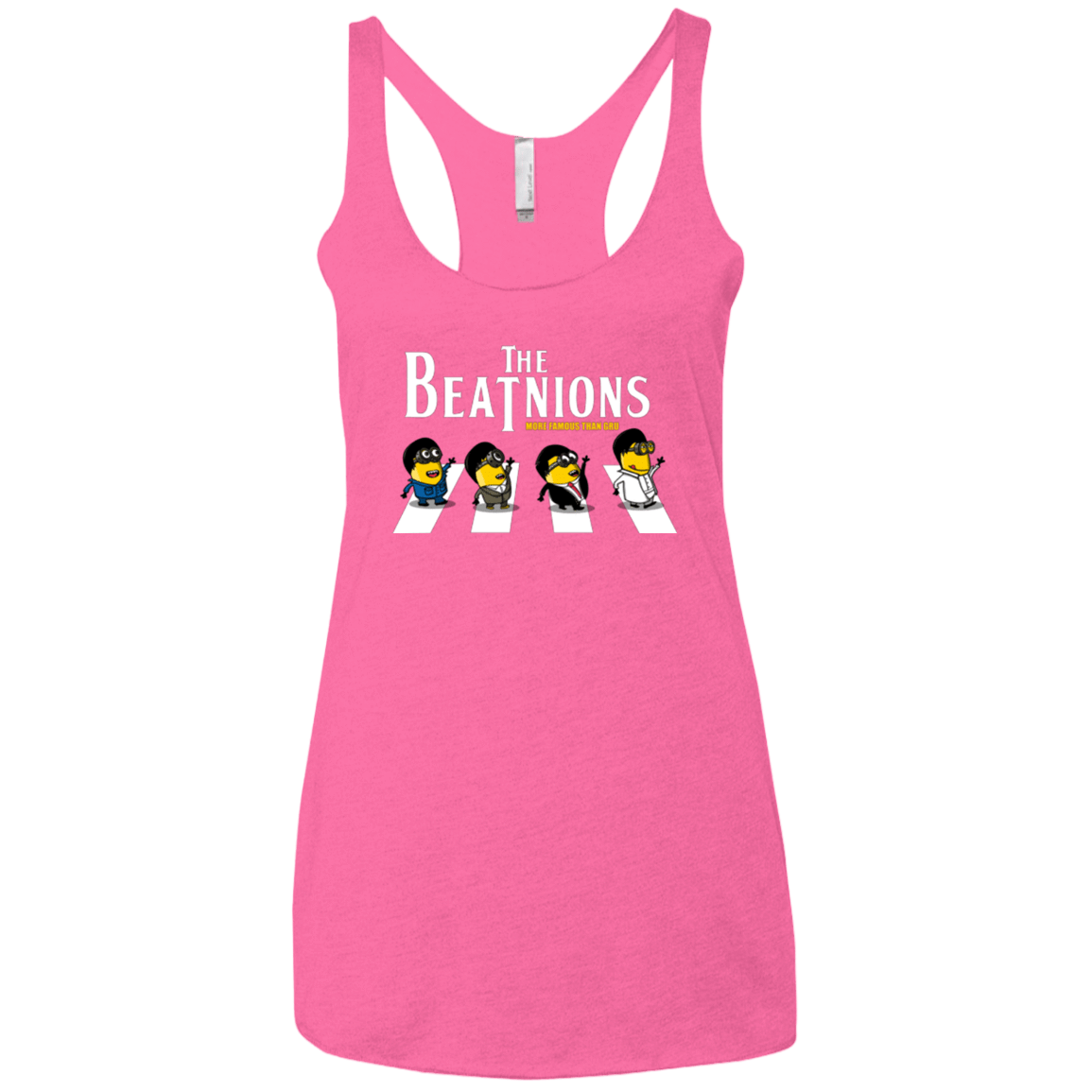 T-Shirts Vintage Pink / X-Small The Beatnions Women's Triblend Racerback Tank