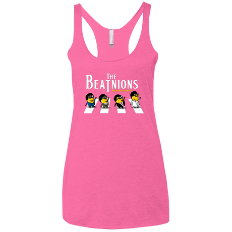 T-Shirts Vintage Pink / X-Small The Beatnions Women's Triblend Racerback Tank
