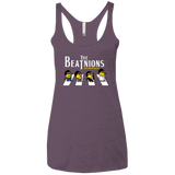 T-Shirts Vintage Purple / X-Small The Beatnions Women's Triblend Racerback Tank