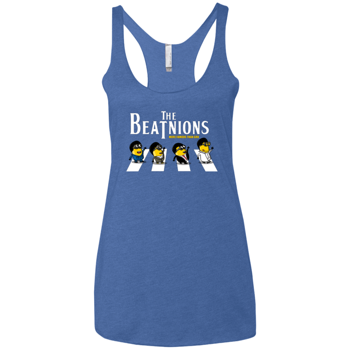 T-Shirts Vintage Royal / X-Small The Beatnions Women's Triblend Racerback Tank