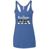 T-Shirts Vintage Royal / X-Small The Beatnions Women's Triblend Racerback Tank