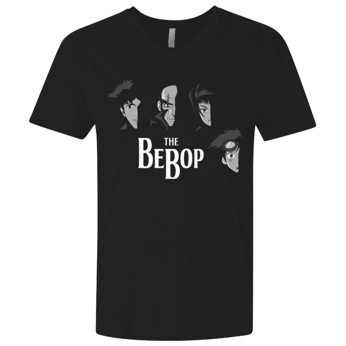 T-Shirts Black / X-Small THE BEBOP Men's Premium V-Neck