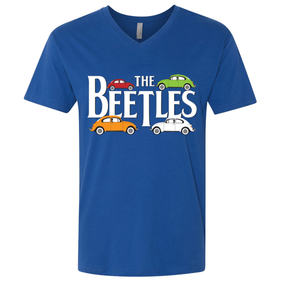 T-Shirts Royal / X-Small The Beetles Men's Premium V-Neck