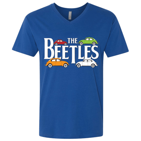 T-Shirts Royal / X-Small The Beetles Men's Premium V-Neck