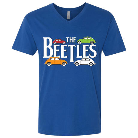 T-Shirts Royal / X-Small The Beetles Men's Premium V-Neck