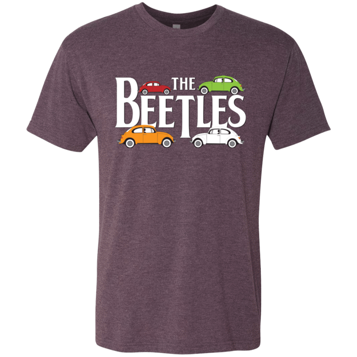 T-Shirts Vintage Purple / Small The Beetles Men's Triblend T-Shirt