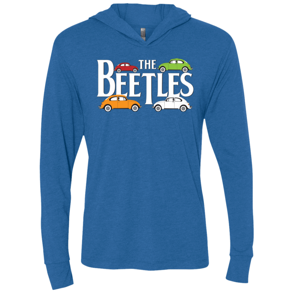 T-Shirts Vintage Royal / X-Small The Beetles Triblend Long Sleeve Hoodie Tee