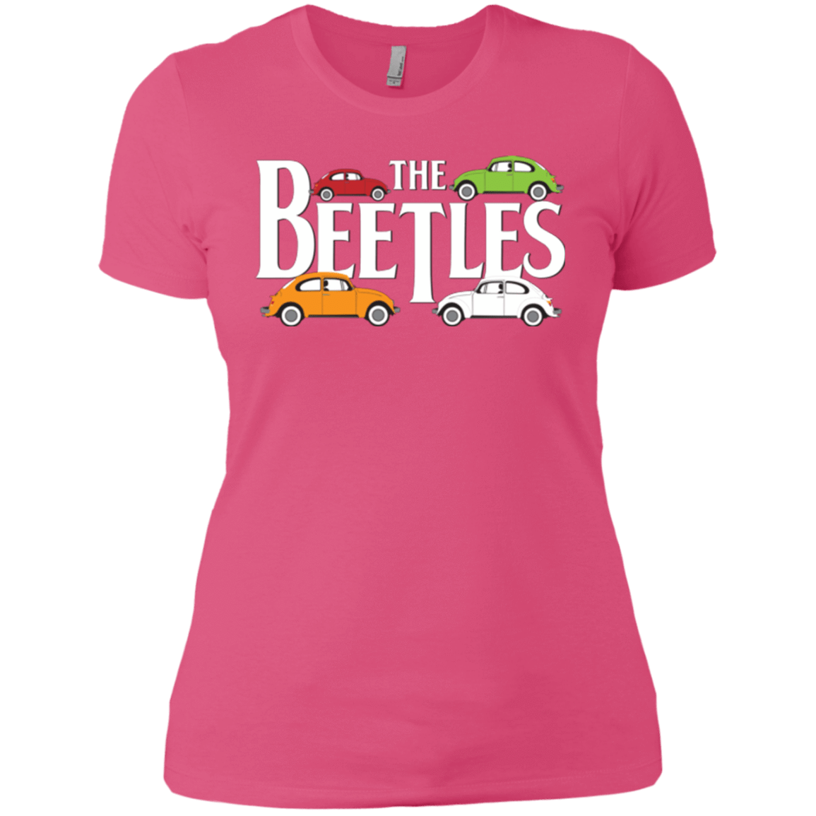 T-Shirts Hot Pink / X-Small The Beetles Women's Premium T-Shirt