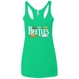 T-Shirts Envy / X-Small The Beetles Women's Triblend Racerback Tank