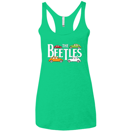 T-Shirts Envy / X-Small The Beetles Women's Triblend Racerback Tank