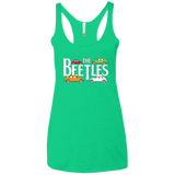 T-Shirts Envy / X-Small The Beetles Women's Triblend Racerback Tank
