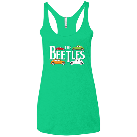 T-Shirts Envy / X-Small The Beetles Women's Triblend Racerback Tank