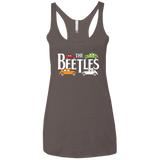 T-Shirts Macchiato / X-Small The Beetles Women's Triblend Racerback Tank