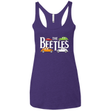 T-Shirts Purple / X-Small The Beetles Women's Triblend Racerback Tank