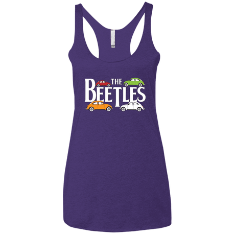 T-Shirts Purple / X-Small The Beetles Women's Triblend Racerback Tank