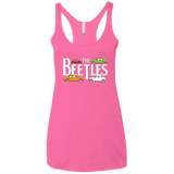 T-Shirts Vintage Pink / X-Small The Beetles Women's Triblend Racerback Tank
