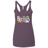 T-Shirts Vintage Purple / X-Small The Beetles Women's Triblend Racerback Tank
