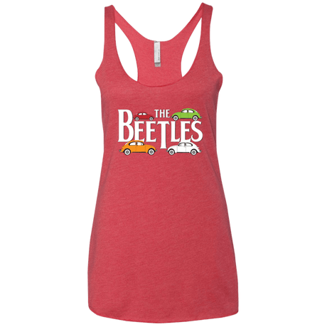 T-Shirts Vintage Red / X-Small The Beetles Women's Triblend Racerback Tank