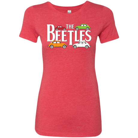 T-Shirts Vintage Red / Small The Beetles Women's Triblend T-Shirt