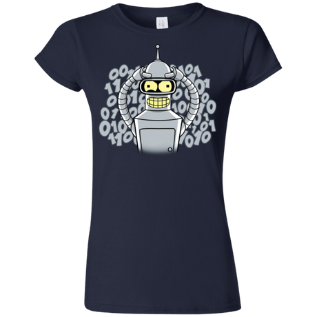 T-Shirts Navy / S The Bender Joke Junior Slimmer-Fit T-Shirt