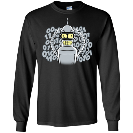 T-Shirts Black / S The Bender Joke Men's Long Sleeve T-Shirt