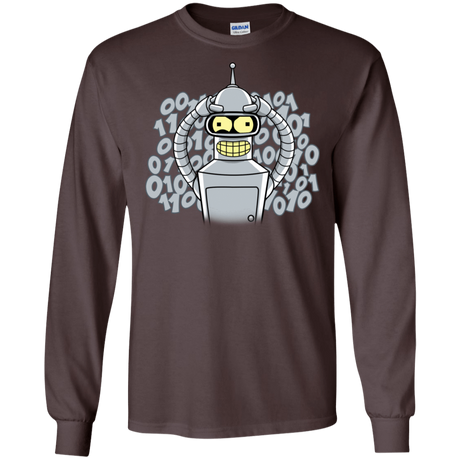 T-Shirts Dark Chocolate / S The Bender Joke Men's Long Sleeve T-Shirt