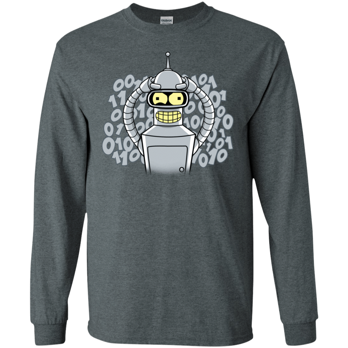 T-Shirts Dark Heather / S The Bender Joke Men's Long Sleeve T-Shirt