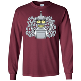 T-Shirts Maroon / S The Bender Joke Men's Long Sleeve T-Shirt