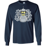 T-Shirts Navy / S The Bender Joke Men's Long Sleeve T-Shirt