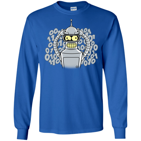 T-Shirts Royal / S The Bender Joke Men's Long Sleeve T-Shirt