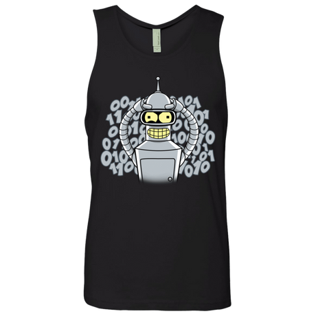 T-Shirts Black / S The Bender Joke Men's Premium Tank Top